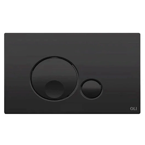 Клавиша смыва OLI Globe 152952 механическая, черный soft-touch Клавиша смыва OLI Globe 152952 механическая, черный soft-touch