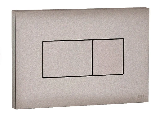 Клавиша смыва OLI KARISMA 641006 пневматическая двухрежимная, хром матовый Клавиша смыва OLI KARISMA 641006 пневматическая двухрежимная, хром матовый