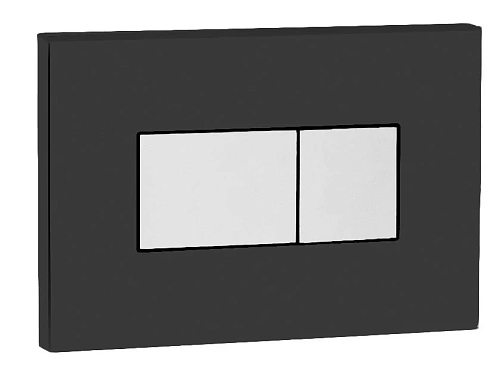 Клавиша смыва OLI KARISMA 641017 пневматическая двухрежимная, черный soft-touch, хром глянцевый Клавиша смыва OLI KARISMA 641017 пневматическая двухрежимная, черный soft-touch, хром глянцевый