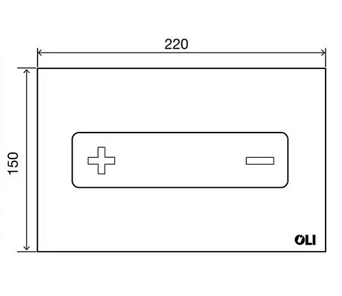 Клавиша смыва OLI OCEANIA 54554 механическая, белый Клавиша смыва OLI OCEANIA 54554 механическая, белый