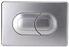 Клавиша смыва OLI SALINA 640086 пневматическая двухрежимная, хром матовый