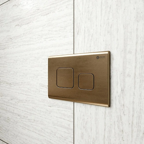 Клавиша смыва Point Афина PN44041BB для инсталляции, бронза брашированная Клавиша смыва Point Афина PN44041BB для инсталляции, бронза брашированная