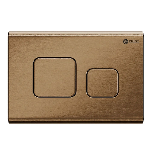 Клавиша смыва Point Афина PN44041BB для инсталляции, бронза брашированная Клавиша смыва Point Афина PN44041BB для инсталляции, бронза брашированная