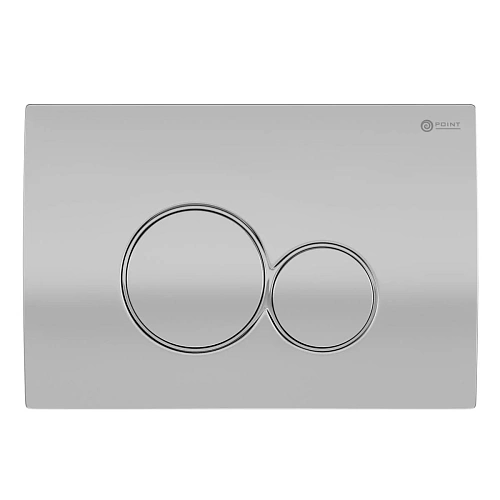 Клавиша смыва Point Виктория PN44061SC для инсталляции, сатин/хром Клавиша смыва Point Виктория PN44061SC для инсталляции, сатин/хром