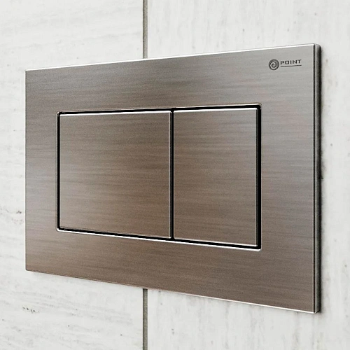 Клавиша смыва Point Ника PN44081SB для инсталляции, сталь брашированная Клавиша смыва Point Ника PN44081SB для инсталляции, сталь брашированная