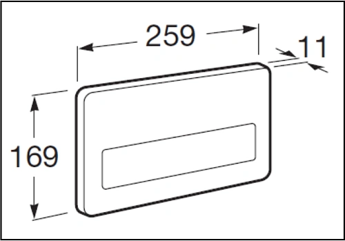 Клавиша смыва Roca PL-3 890097004 Клавиша смыва Roca PL-3 890097004