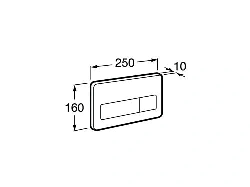 Клавиша смыва Roca электронная PL-3 890097300 Клавиша смыва Roca электронная PL-3 890097300