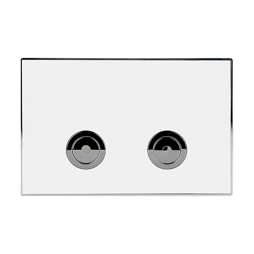 Клавиша смыва для пневматической инсталляции Point Венера, белый/хром, PN44071WC Клавиша смыва для пневматической инсталляции Point Венера, белый/хром, PN44071WC