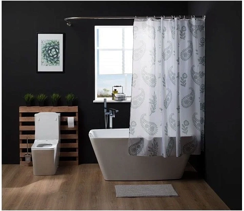 Коврик Aquanet MA3188I 75см, серый Коврик Aquanet MA3188I 75см, серый