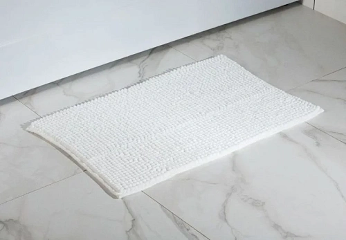 Коврик Aquanet MA3358G 75см, белый Коврик Aquanet MA3358G 75см, белый