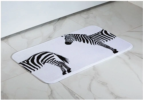Коврик Aquanet MA3413A 75см, зебры Коврик Aquanet MA3413A 75см, зебры