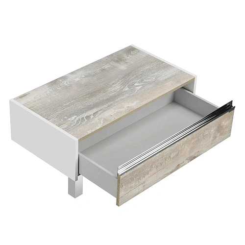 Комод Aquaton Капри 80 бетон пайн 1A231103KPDA0 Комод Aquaton Капри 80 бетон пайн 1A231103KPDA0