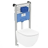 Комплект 3 в 1 Ideal Standard T3868V1 с подвесным унитазом PROSYS TESI AquaBlade, сиденьем, инсталля