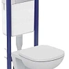 Комплект 3 в 1 Ideal Standard W990101 с подвесным унитазом TEMPO T331101, инсталляцией W3710AA и сид Комплект 3 в 1 Ideal Standard W990101 с подвесным унитазом TEMPO T331101, инсталляцией W3710AA и сид