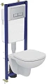 Комплект 3 в 1 Ideal Standard W990101 с подвесным унитазом TEMPO T331101, инсталляцией W3710AA и сид Комплект 3 в 1 Ideal Standard W990101 с подвесным унитазом TEMPO T331101, инсталляцией W3710AA и сид