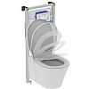 Комплект 4 в 1 Ideal Standard K819501PA с подвесным унитазом CONNECT AIR RIMLESS K819501, сиденьем C Комплект 4 в 1 Ideal Standard K819501PA с подвесным унитазом CONNECT AIR RIMLESS K819501, сиденьем C
