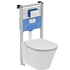 Комплект 4 в 1 Ideal Standard P212101 с подвесным унитазом CONNECT AIR AquaBlade E005401, сидением E Комплект 4 в 1 Ideal Standard P212101 с подвесным унитазом CONNECT AIR AquaBlade E005401, сидением E