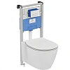 Комплект 4 в 1 Ideal Standard R030701 с подвесным унитазом CONNECT AquaBlade E047901, сиденьем CONNE Комплект 4 в 1 Ideal Standard R030701 с подвесным унитазом CONNECT AquaBlade E047901, сиденьем CONNE