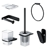 Комплект аксессуаров AM.PM Inspire V2.0 AK50D1206B для зоны красоты и туалета, черный