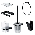 Комплект аксессуаров AM.PM Inspire V2.0 AK50D1206B для зоны красоты и туалета, черный Комплект аксессуаров AM.PM Inspire V2.0 AK50D1206B для зоны красоты и туалета, черный