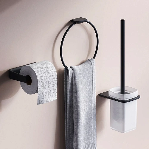 Комплект аксессуаров AM.PM Inspire V2.0 AK50T1103B для зоны туалета, черный Комплект аксессуаров AM.PM Inspire V2.0 AK50T1103B для зоны туалета, черный