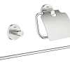 Комплект аксессуаров GROHE Essentials (3 предмета), суперсталь (40775DC1) Комплект аксессуаров GROHE Essentials (3 предмета), суперсталь (40775DC1)