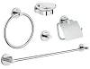 Комплект аксессуаров GROHE Essentials (5 предметов), хром (40344001)