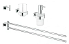Комплект аксессуаров GROHE Essentials Cube 4 в 1, хром (40847001)