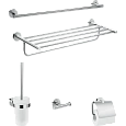 Комплект аксессуаров Hansgrohe Logis Set Universal 5-в-1 41728000 Комплект аксессуаров Hansgrohe Logis Set Universal 5-в-1 41728000
