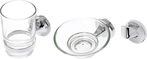 Комплект аксессуаров STWORKI Эстерсунд 6 предметов, хром 556076 Комплект аксессуаров STWORKI Эстерсунд 6 предметов, хром 556076