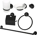 Комплект аксессуаров STWORKI Эстерсунд 6 предметов, черный 556070 Комплект аксессуаров STWORKI Эстерсунд 6 предметов, черный 556070