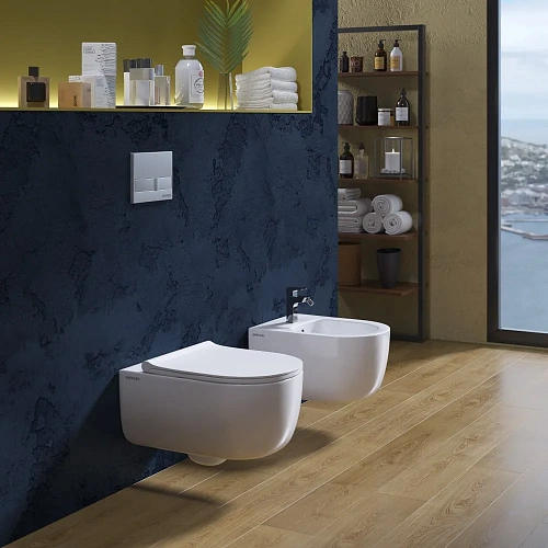 Комплект биде подвесное Berges Ego 082017 + Система инсталляции для биде STWORKI 540201 580375 Комплект биде подвесное Berges Ego 082017 + Система инсталляции для биде STWORKI 540201 580375