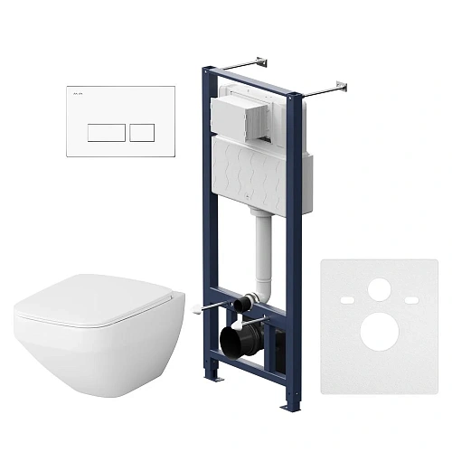 Комплект инсталляции AM.PM Inspire V2.0 IS47001.50A1700 с унитазом FlashСlean, сиденьем микролифт и клавишей хром Комплект инсталляции AM.PM Inspire V2.0 IS47001.50A1700 с унитазом FlashСlean, сиденьем микролифт и клавишей хром