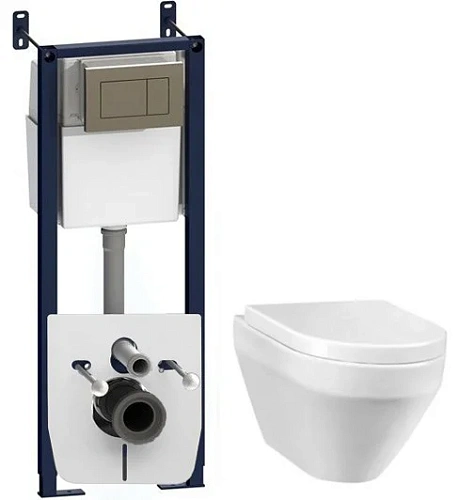 Комплект инсталляции AM.PM IS3701739 с унитазом Spirit V2.0 микролифт кнопка хром глянцевый Комплект инсталляции AM.PM IS3701739 с унитазом Spirit V2.0 микролифт кнопка хром глянцевый