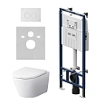 Комплект инсталляции AM.PM Sense IS100101.741701 с унитазом FlashСlean с сиденьем микролифт и клавишей белый Комплект инсталляции AM.PM Sense IS100101.741701 с унитазом FlashСlean с сиденьем микролифт и клавишей белый