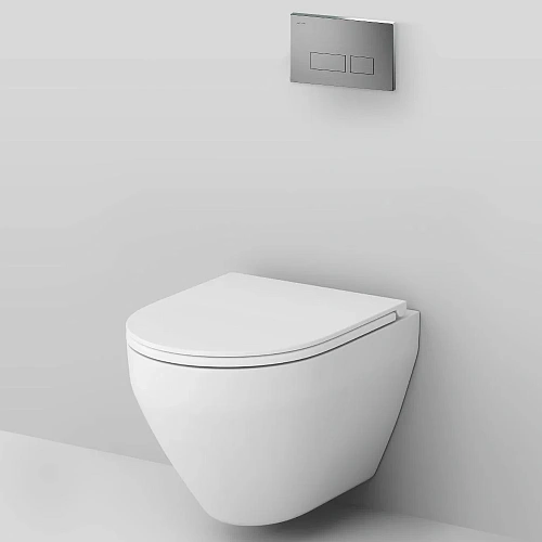 Комплект инсталляции AM.PM Spirit V2.0 IS47031.701700 с унитазом FlashСlean, сиденьем микролифт и клавишей черный Комплект инсталляции AM.PM Spirit V2.0 IS47031.701700 с унитазом FlashСlean, сиденьем микролифт и клавишей черный