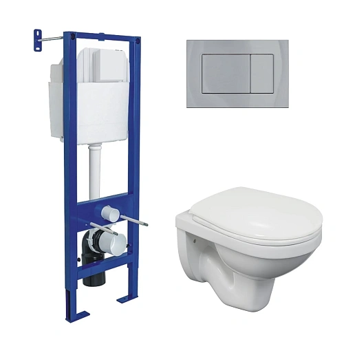 Комплект инсталляции BERGES ATOM 410 с клавишей смыва Atom хром глянец, унитазом Gamma и сиденьем Gamma PS, микролифт 043337 Комплект инсталляции BERGES ATOM 410 с клавишей смыва Atom хром глянец, унитазом Gamma и сиденьем Gamma PS, микролифт 043337