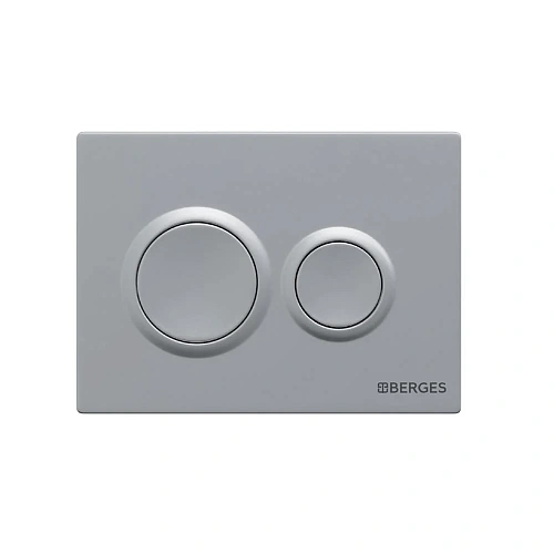 Комплект инсталляции BERGES NOVUM с клавишей смыва O2 матовый хром, унитазом SIGMA Rimless 52 см и сиденьем микролифт, быстросъём 043402 Комплект инсталляции BERGES NOVUM с клавишей смыва O2 матовый хром, унитазом SIGMA Rimless 52 см и сиденьем микролифт, быстросъём 043402