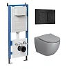 Комплект инсталляции GROSSMAN 900.K31.01.000 с клавишей смыва 700.K31.04.21M.21M черный матовый и унитазом GROSSMAN GR-4411BMS арт.97.4411BMS.04.21M Комплект инсталляции GROSSMAN 900.K31.01.000 с клавишей смыва 700.K31.04.21M.21M черный матовый и унитазом GROSSMAN GR-4411BMS арт.97.4411BMS.04.21M