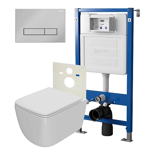 Комплект инсталляции Point Элемент PN45120 с клавишей смыва Меркурий, хром, PN44831C и унитазом Меркурий с сиденьем микролифт белый PN41831 Комплект инсталляции Point Элемент PN45120 с клавишей смыва Меркурий, хром, PN44831C и унитазом Меркурий с сиденьем микролифт белый PN41831