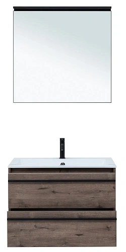 Комплект мебели Aquanet Lino 80 Дуб Веллингтон 00271956 Комплект мебели Aquanet Lino 80 Дуб Веллингтон 00271956