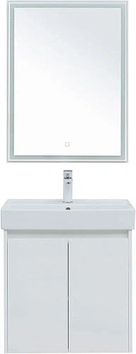 Комплект мебели Aquanet Nova Lite 60 белый глянец (2 дверцы) 00302532 Комплект мебели Aquanet Nova Lite 60 белый глянец (2 дверцы) 00302532