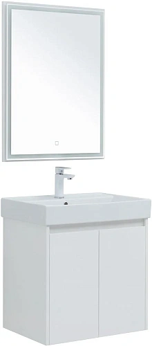 Комплект мебели Aquanet Nova Lite 60 белый глянец (2 дверцы) 00302532 Комплект мебели Aquanet Nova Lite 60 белый глянец (2 дверцы) 00302532