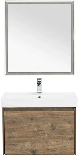 Комплект мебели Aquanet Nova Lite 75 дуб рустикальный (1 ящик) 00254217 Комплект мебели Aquanet Nova Lite 75 дуб рустикальный (1 ящик) 00254217