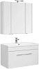 Комплект мебели Aquanet Августа 100 белый (ручка хром) 00287677