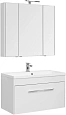 Комплект мебели Aquanet Августа 100 белый 00225238 Комплект мебели Aquanet Августа 100 белый 00225238