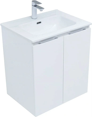 Комплект мебели Aquanet Алвита New 60 2 дверцы, белый матовый 00274220 Комплект мебели Aquanet Алвита New 60 2 дверцы, белый матовый 00274220