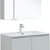 Комплект мебели Aquanet Алвита New 80 2 дверцы, серый 00274210 Комплект мебели Aquanet Алвита New 80 2 дверцы, серый 00274210