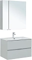 Комплект мебели Aquanet Алвита New 80 2 ящика, серый 00274204 Комплект мебели Aquanet Алвита New 80 2 ящика, серый 00274204