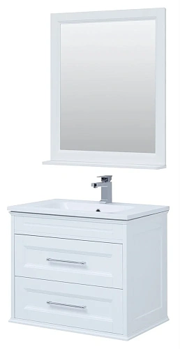 Комплект мебели Aquanet Бостон М 80 белый( лит. мрамор) 00259387 Комплект мебели Aquanet Бостон М 80 белый( лит. мрамор) 00259387